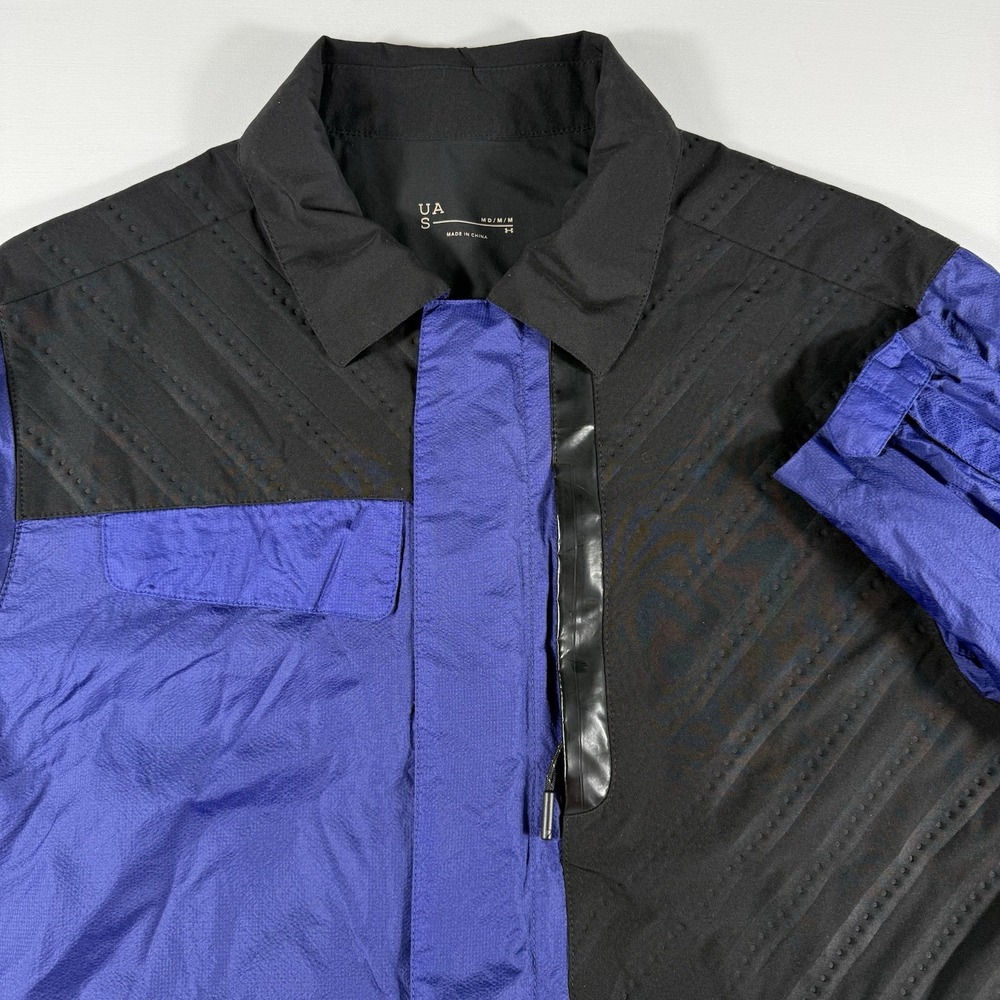 Under Armour Mens Medium Shirt Jacket Shacket Long Sleeve Full Zip Outdoor